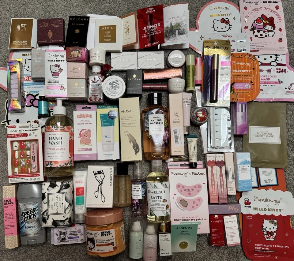 Lote de 100+ muestras mixtas de fragancias de maquillaje para el cuidado de la piel de gama alta/media Ulta Sephora Foto 2 de 4