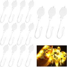URAQT Mini LED Lantern Lights, 15 Pack Balloon Lights, Waterproof Paper Lantern 