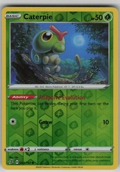 Caterpie 001/192 Rebel Clash Reverse Holo Common
