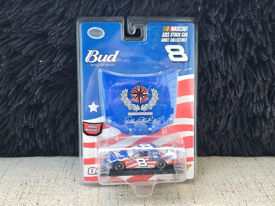 Nescar Coche Budweiser Dale Earnhardt Jr. 8 Capucha Imán Ganador Círculo Sellado Foto 3 de 4