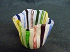 Stunning Murano Small Art Glass Vase with Red Foil Label