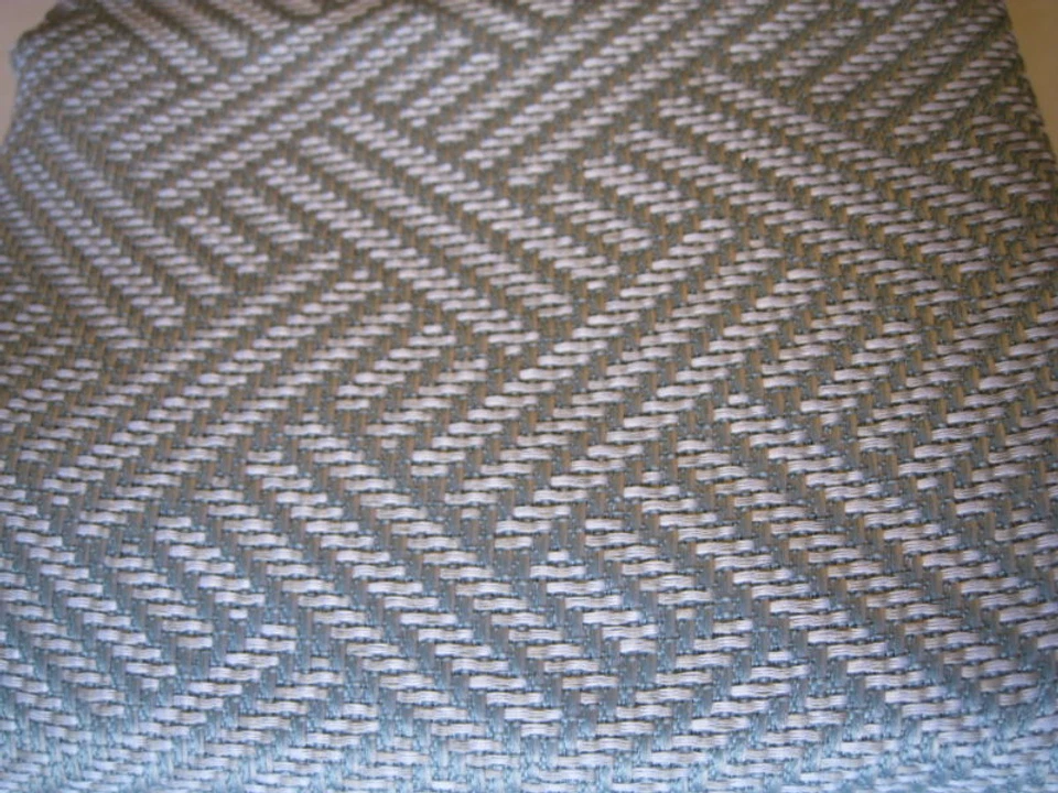 CORTINA DE DUCHA TELA PRESENCIA TEJIDA AZUL NUEVA Foto 2 de 4