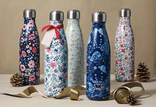 Starbucks Swell Liberty London Fabric S'well Water Bottle 17 oz 2017 