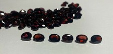 Lot of SIX 6 Genuine Mozambique Faceted Oval Garnet 8X6 FacetedWHOLESALE PRICE