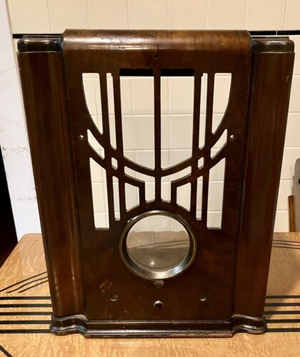 Fada Model 165T Tombstone Made In 1923 Wooden Radio Case..'Case Only' - Picture 1 of 15