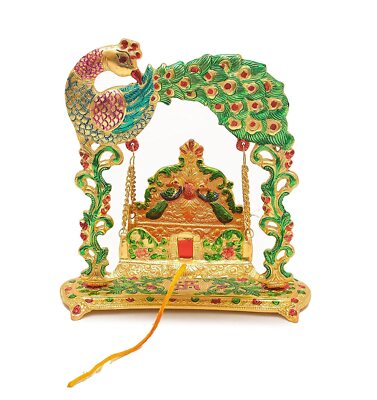gifts Metal Laddu Gopal Jhula Palna for Laddu Gopal Ji, Nand Gopal