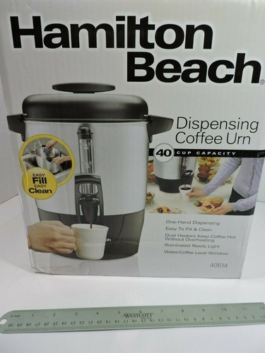 Hamilton Beach 40 Cup Coffee Urn Large 