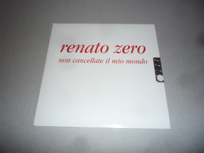 RENATO ZERO löscht meine Welt CD Single PROMO nie gespielt