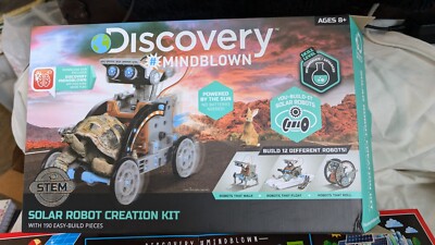 未開封 ナショナルキッド Discovery - Mind Blown- Robot Model Kit Solar Sun Powered 190pc