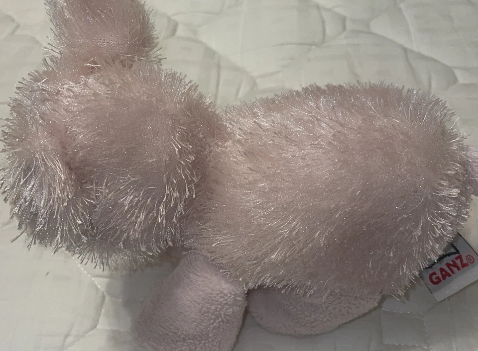 Ganz Webkinz Pig Beanie Plush Stuffed Animal Pink Fuzzy Floppy 8" NO CODES - Image 3 of 4