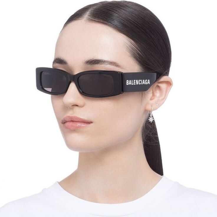 NEW BALENCIAGA BB0260S 002 SUNGLASSES DARK HAVANA UNISEX BALENCIAGA EYEWEAR Balenciaga BB0260S Rectangle Sunglasses | Fashion Eyewear US main image 4