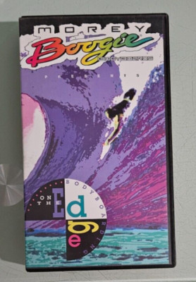 morey boogie boards presents BODYBOARDING ON THE EDGE    VHS VIDEOTAPE not dvd