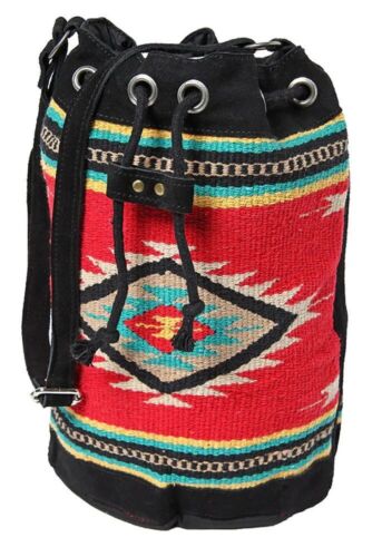 Taos Bucket Bag - adjustable strap & draw string - 12" x 14 x 6" - FREE SHIPPING - Picture 1 of 1