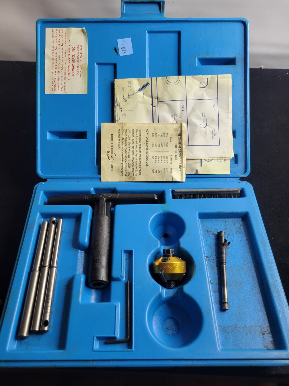 NEWAY SMALL ENGINE VALVE SEAT CUTTER KIT NEWAY 102 CUTTER 31 DEGREE X