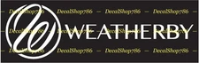 Weatherby Firearms - Hunting/Outdoor Sports - Vinyl Die-Cut Peel N' Stick Decal
