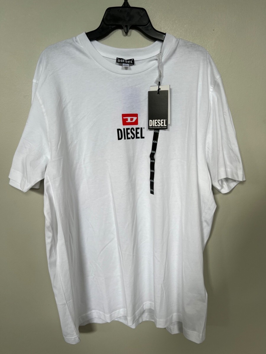 希少レアDIESEL dieselcore Tシャツ ホワイト 🔥RARE/DIESEL MENS WHITE T-SHIRT STYLE #A11184RGRAI 100% Cotton