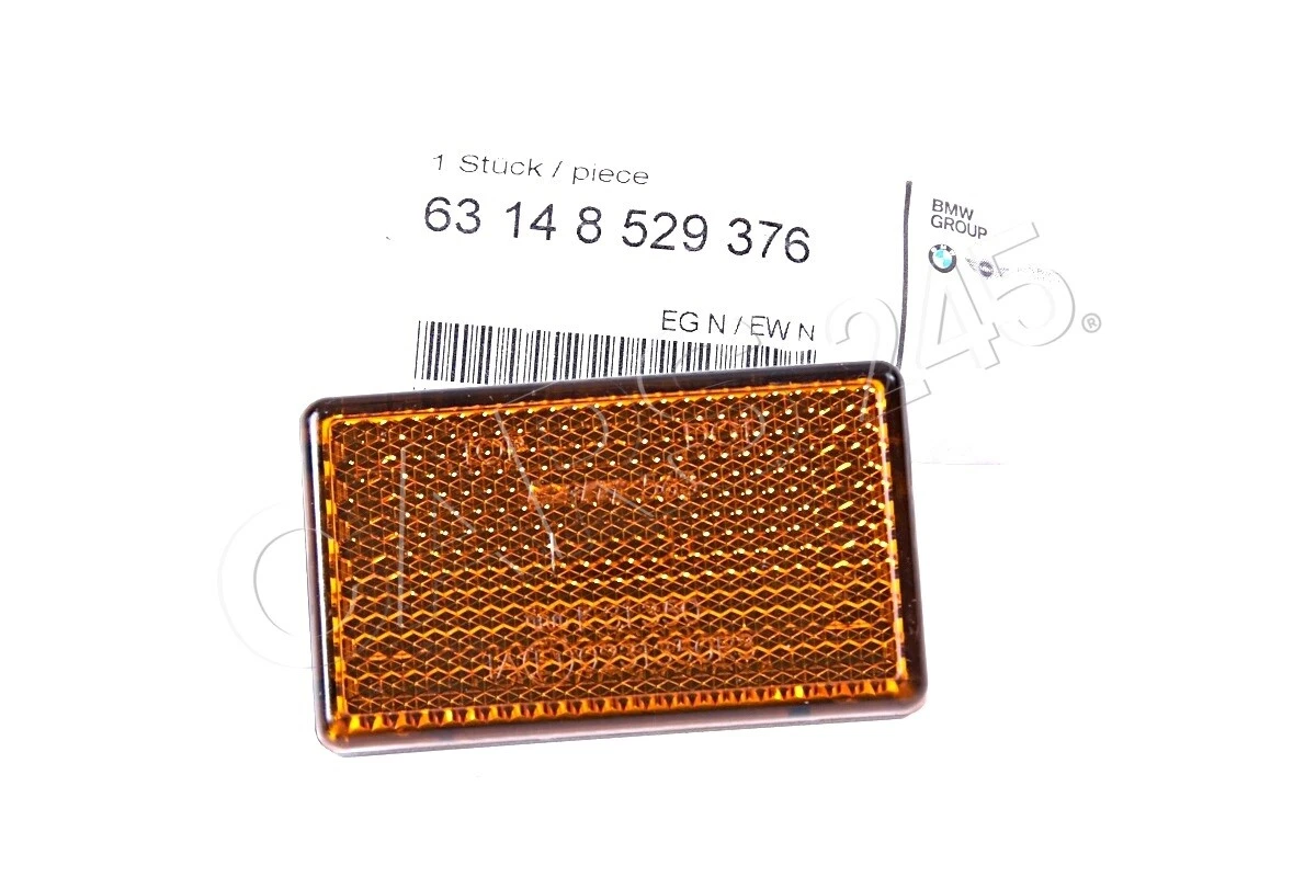 Genuine BMW K03 K21 K22 K23 K32 K33 K50 Rear Reflector Yellow OEM  