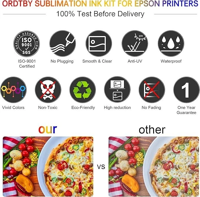 400ML Sublimation Ink Refills for Epson Inkjet Printers - Image 3 of 4