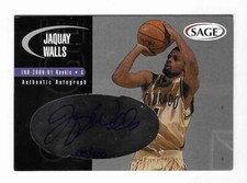Jaquay Walls 2000 SAGE CERTIFIED NBA ROOKIE AUTOGRAPH CARD #A49 AUTO RC SIGNED. rookie card picture