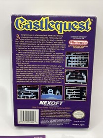 Castlequest NES Nintendo Complete CIB Authentic! Very Good Condition! NICE!