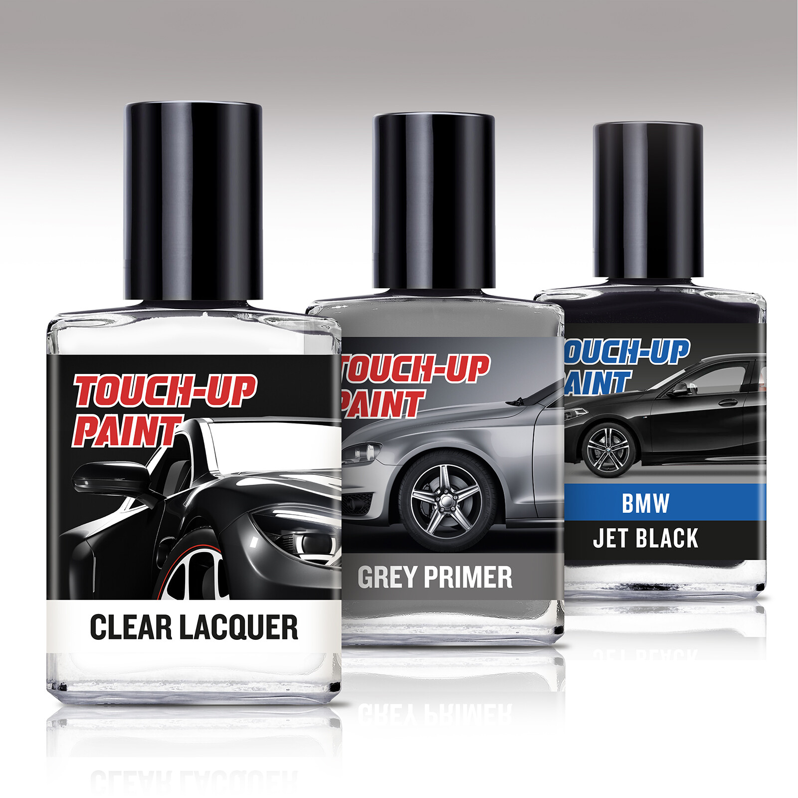 BMW Jet Black 668 Touch Up Kit Repair Kit Paint for Scratches and Chips ...