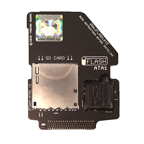 iFlash ATA1 SD Adapter iPod 4th Gen Photo Mono Install 1x SD/SDHC