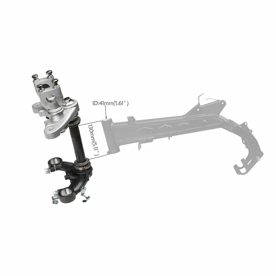 Horquillas delanteras de 520 mm y rueda de 10" 2,50-10 Dirt Pit Bike Honda CRF50 XR50 TTR50 BBR50 Foto 3 de 4