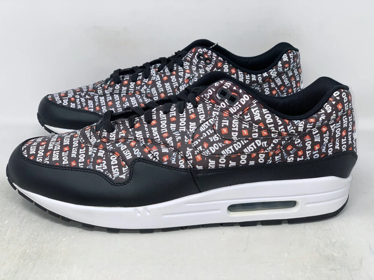 Air max 1 just do it black discount