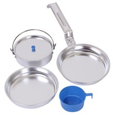 Rothco 5-Piece Mess Kit Cookware Camping Set GI Style Chow Kit