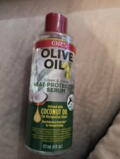 ORS Organic Root Stimulator Olive Oil Heat Protection Hair Serum 6 oz