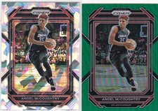 2023 Prizm WNBA CRACKED ICE & GREEN PRIZM #75 Angel McCoughtry- Atlanta Dream