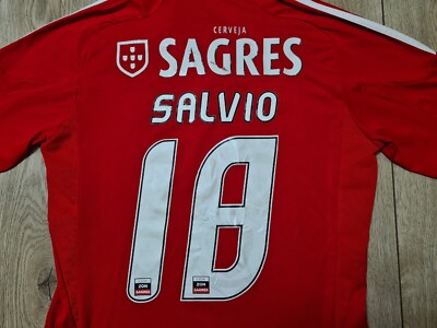 BENFICA 2012 2013 HOME SALVIO FOOTBALL SHIRT SOCCER JERSEY