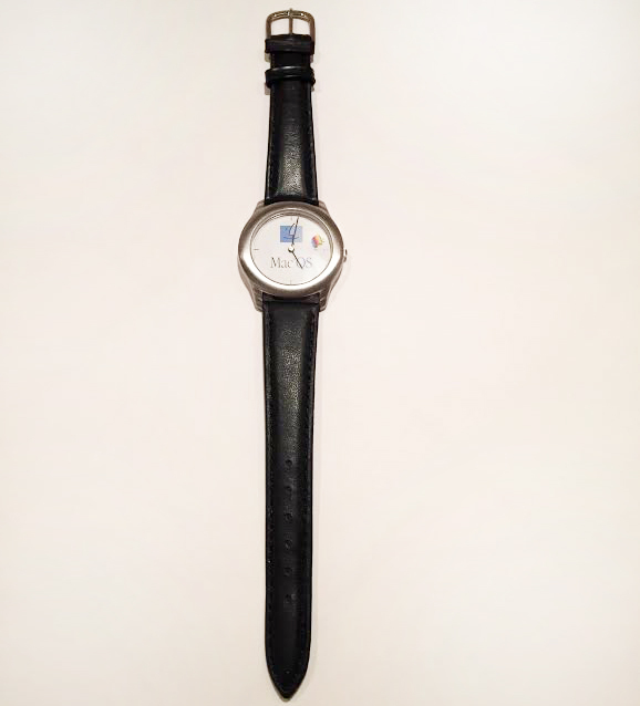 Apple Mac OS Watch w/ Floating Apple Second Hand - Vintage