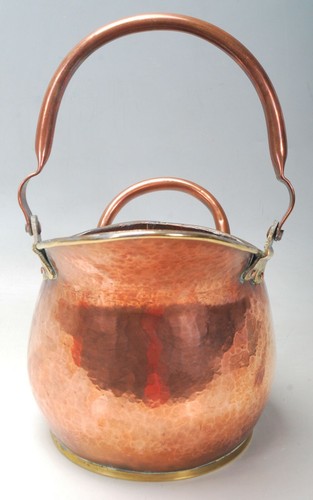 A Stunning 20th century antique handmade copper, and brass water jug/vesse - Picture 5 of 7