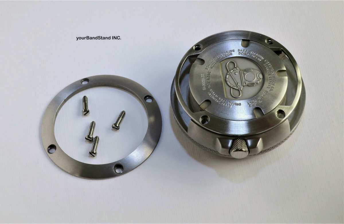 RING ADAPTER WITH TWO SILVER ADAPTERS FITS CITIZEN BJ8050 ECOZILLA
