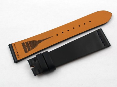Cordovan Leather Blue Strap Various Sizes Watch Accessories Made In Italy Unisex
