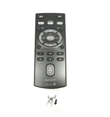 Fernbedienung Commander RM-X211 für Sony Autoradio 
