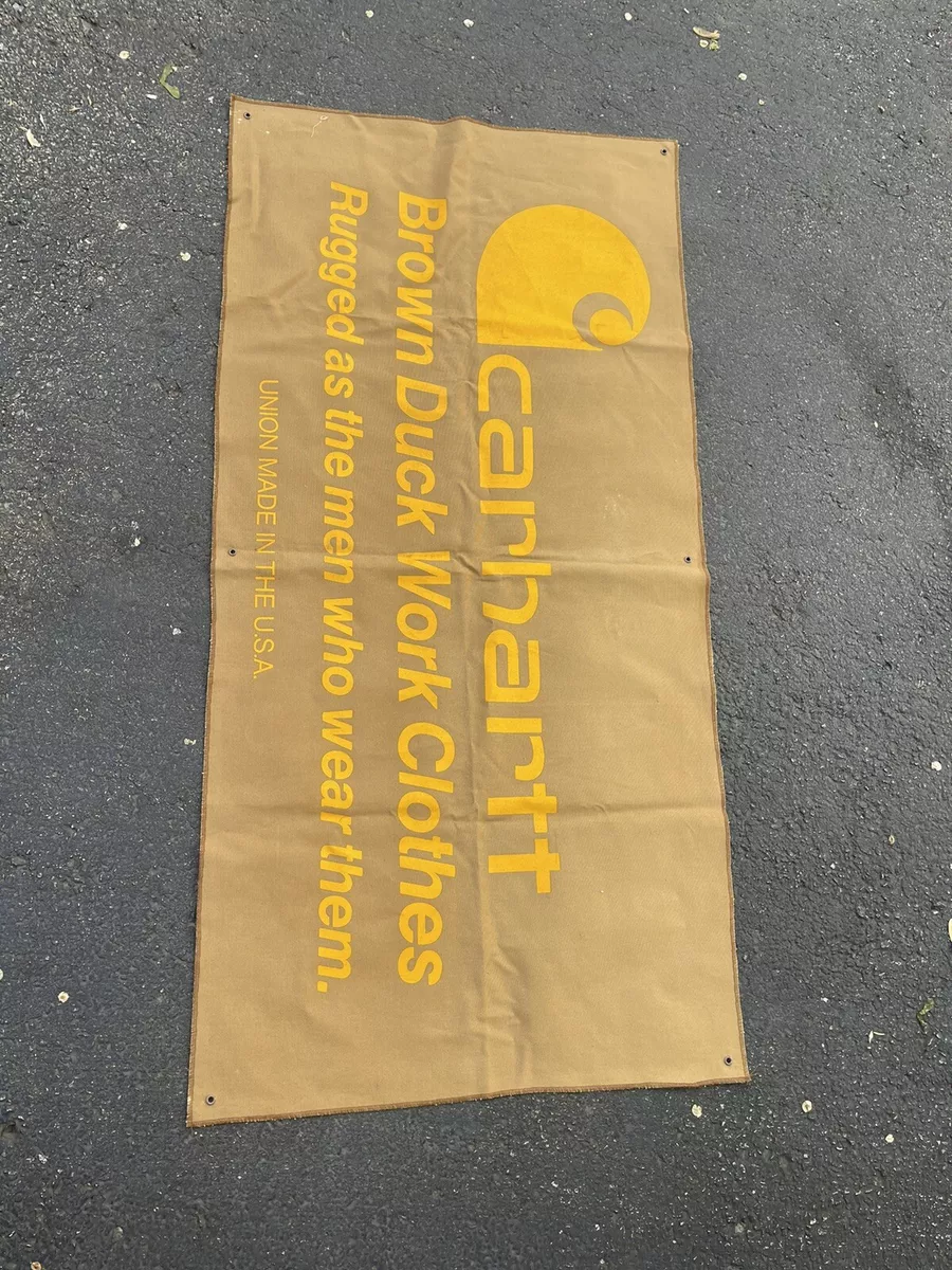 VINTAGE Carhartt DENIM BANNER