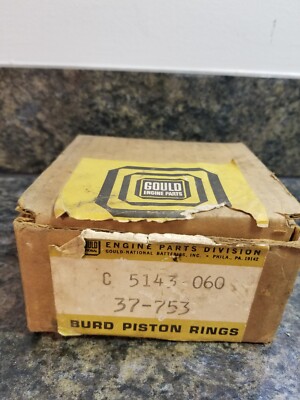 Gould Engine Parts Burd Piston Rings C514060 ~ 37-753 (Lot 314) | eBay