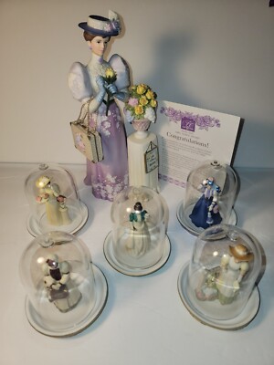 Mrs P.F.E. Albee AVON (6) 1995-2008 President's Club Award 3.5'' & 10'' with Boxes
