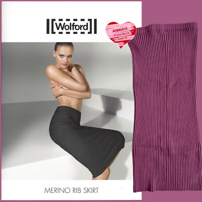 Wolford Merino Rib Skirt   S   grape juce ... lässt sich vielseitig kombinieren