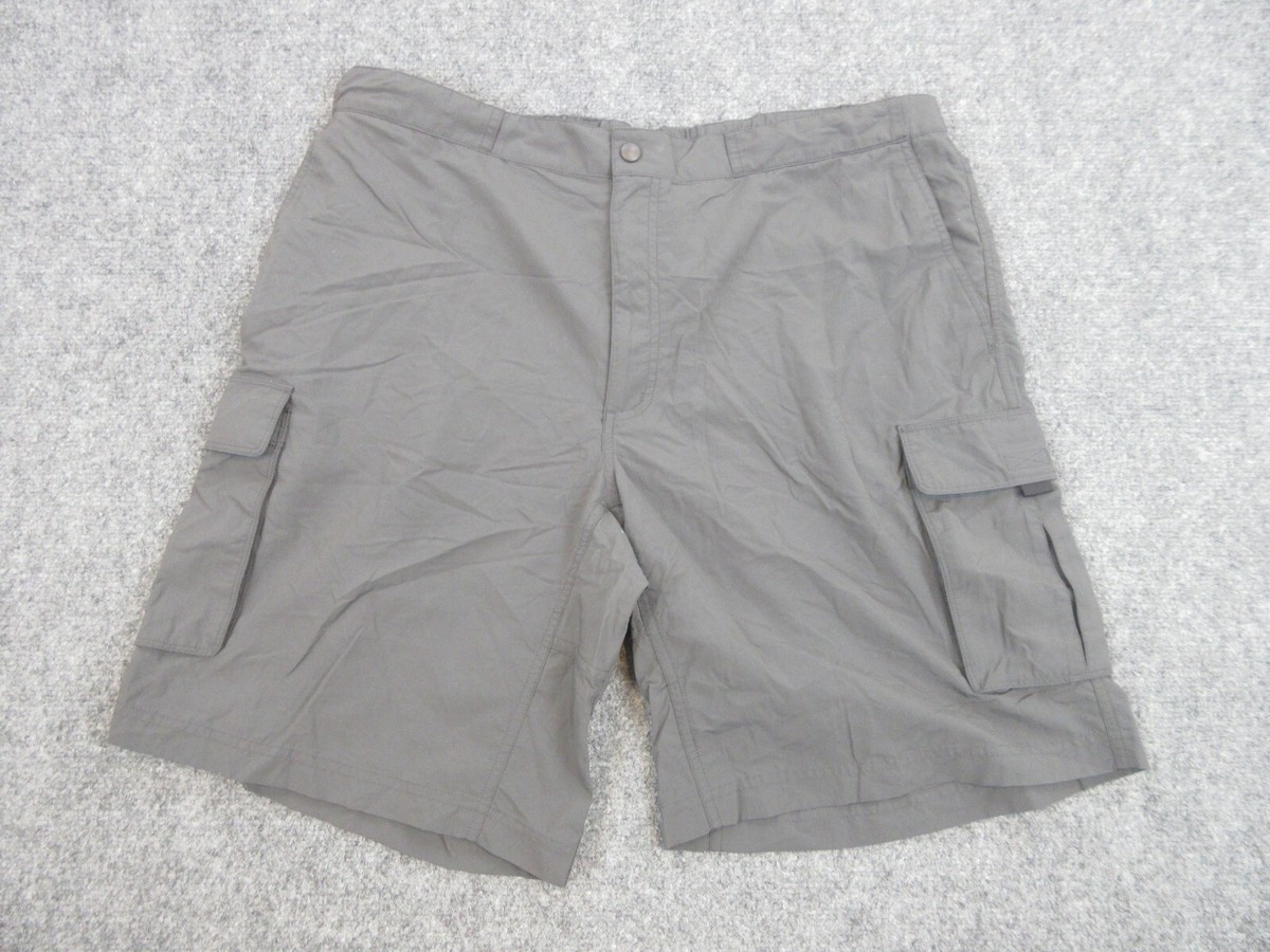 EMS Eastern Mountain Sports Shorts Mens 40 Gray Cargo Lightweight