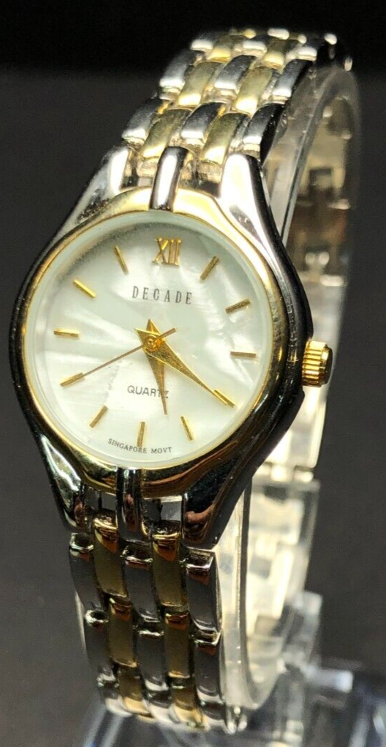 Vintage DECADE Analog Women's Watch - Untested, May Need Battery or Repair