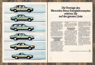 Mercedes-Benz - Reklame Werbeanzeige Original-Werbung 1982