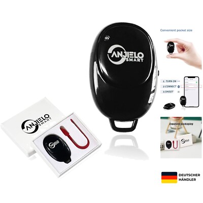 Selfie Remote Wireless Bluetooth Remote Shutter Smartphone-Fernbedienung Komp...