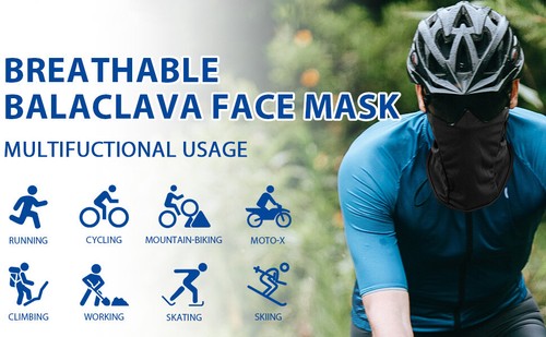 Balaclava Full Face Mask Breathable for Riding Motorcycle UV Protection Sun Hood - Picture 12 of 64