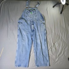 Liberty Bib Overalls Men's sz 44x23 Blue Denim Carpenter Workwear Gorpcore READ