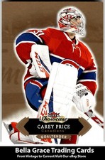 2016-17 Fleer Showcase Carey Price #51 Montreal Canadiens NHL Hockey 