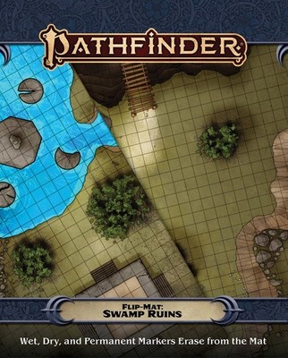 Paizo Pathfinder 2E: Flip-Mat: Swamp Ruins PZO 30126