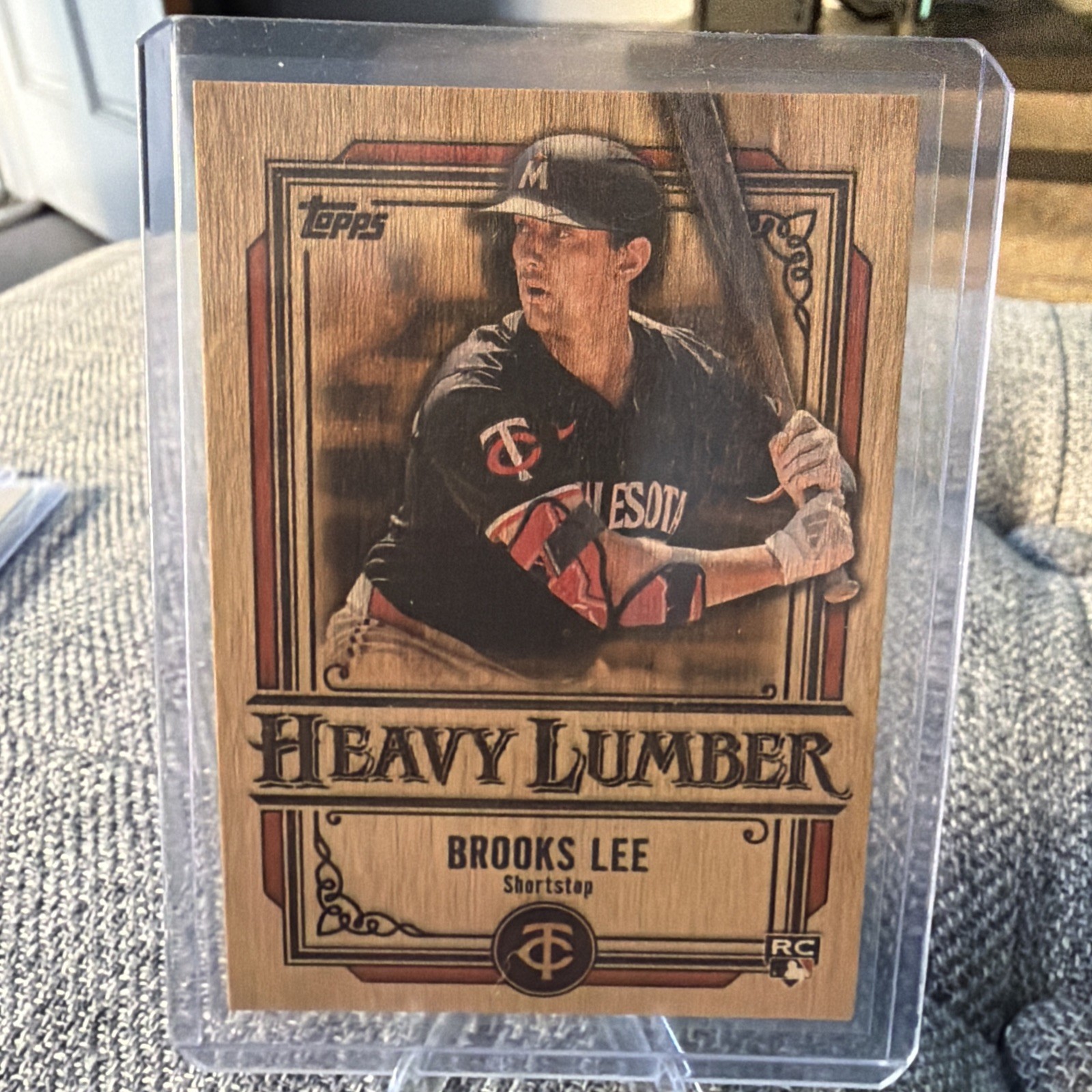 Brooks Lee 2025 Topps Update Series Heavy Lumber Rookie SSP